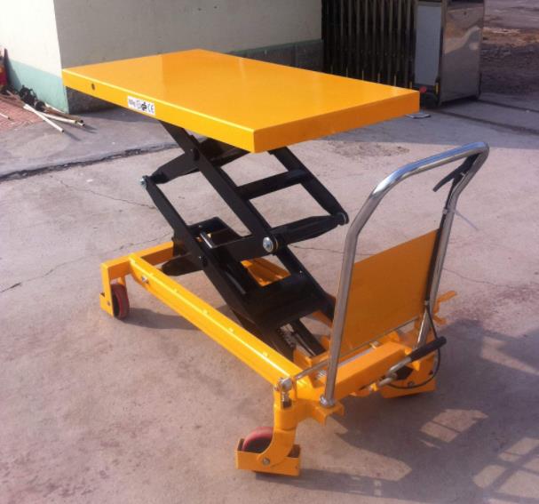 1 Manual mobile scissor lift