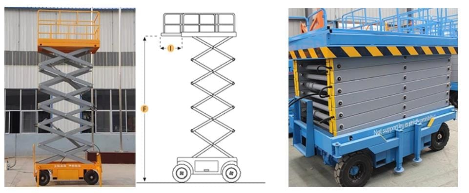 500kg mobile scissor lift2