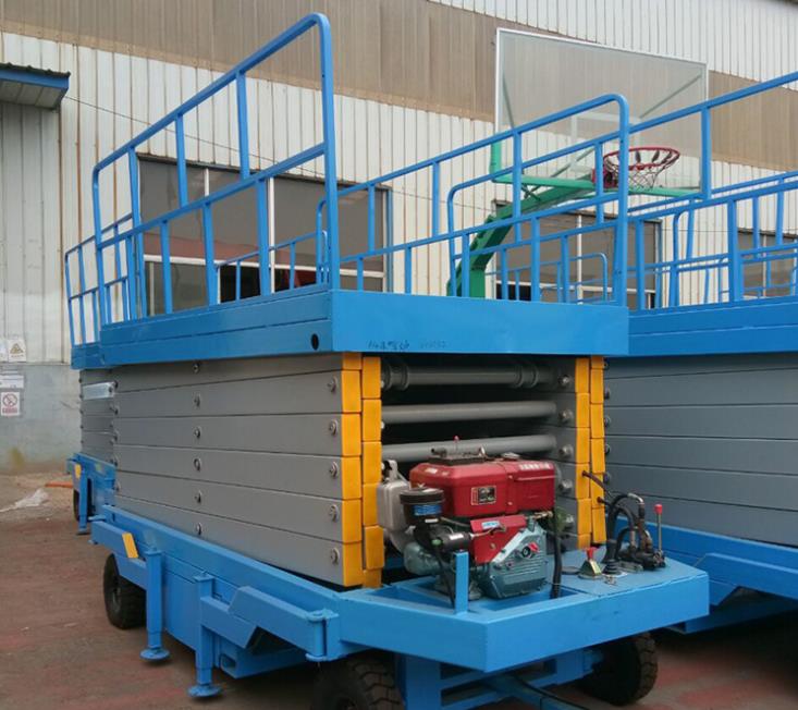 7 Diesel mobile scissor lift 1