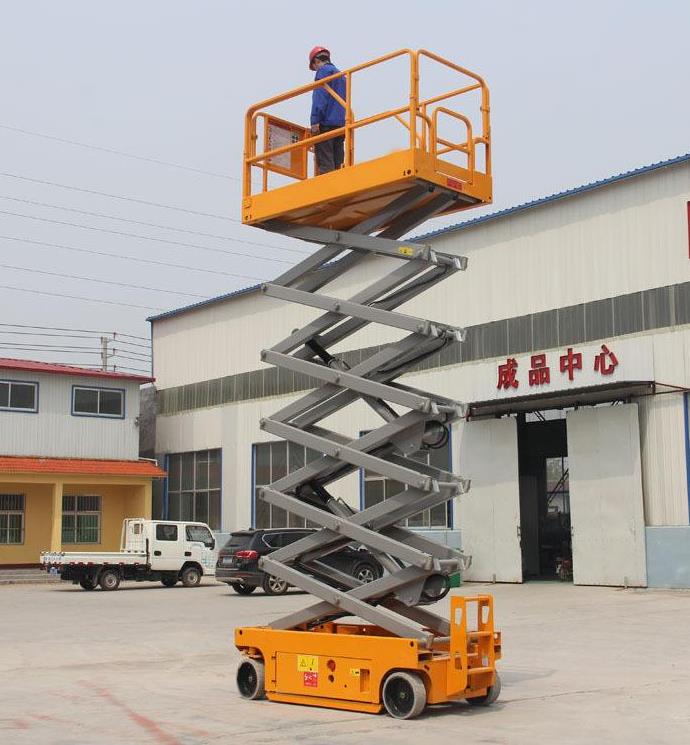 8 Self propelled mobile scissor lift