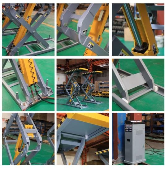 Double scissor lift table1
