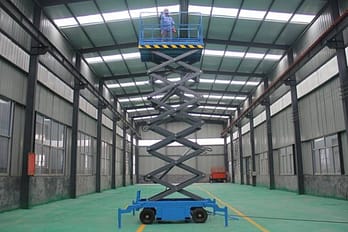 Indoor mobile scissor lift
