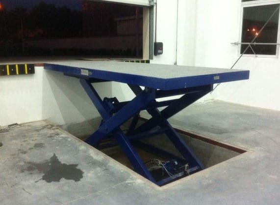 Indoor stationary scissor lift