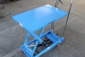 Single scissor lift table