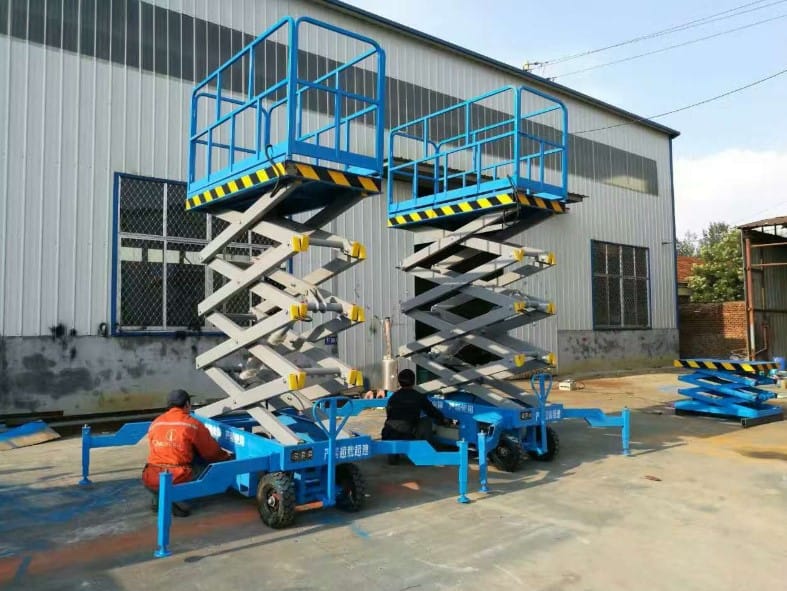 lightweight mobile scissor lift